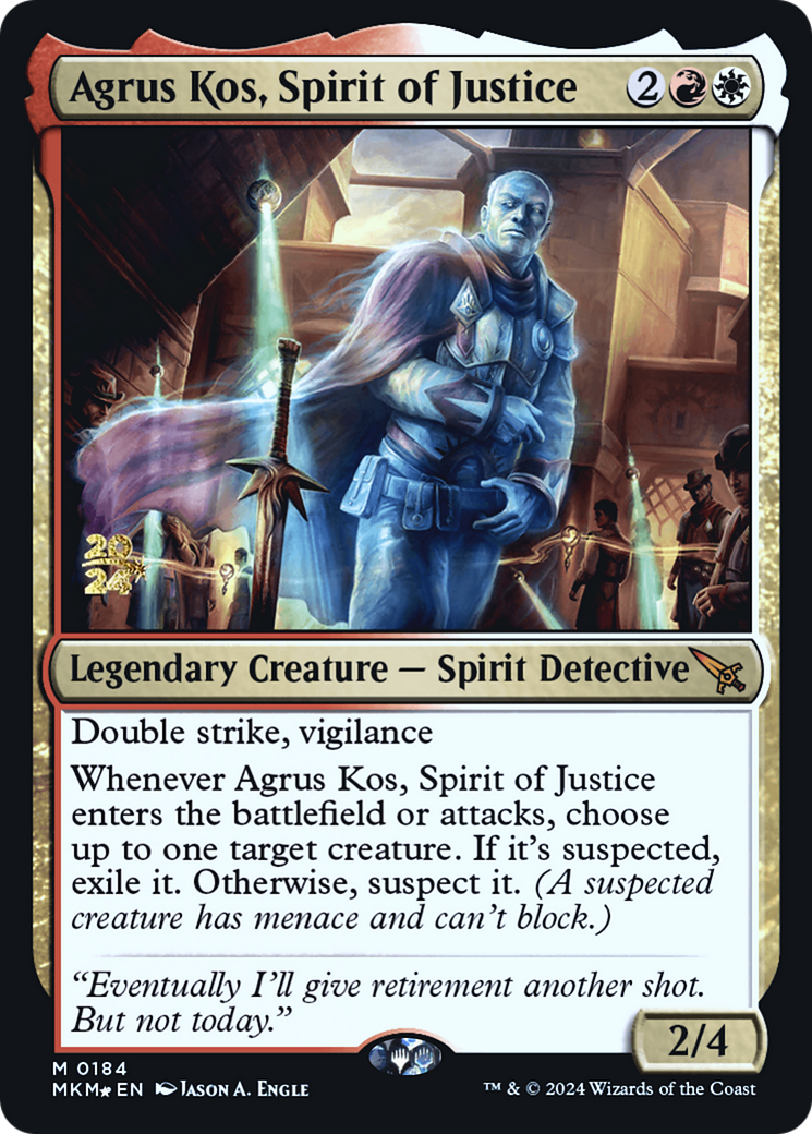 Agrus Kos, Spirit of Justice [Murders at Karlov Manor Prerelease Promos] | L.A. Mood Comics and Games