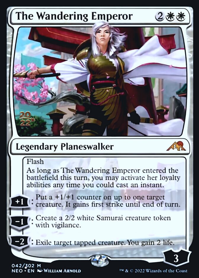 The Wandering Emperor [Kamigawa: Neon Dynasty Prerelease Promos] | L.A. Mood Comics and Games