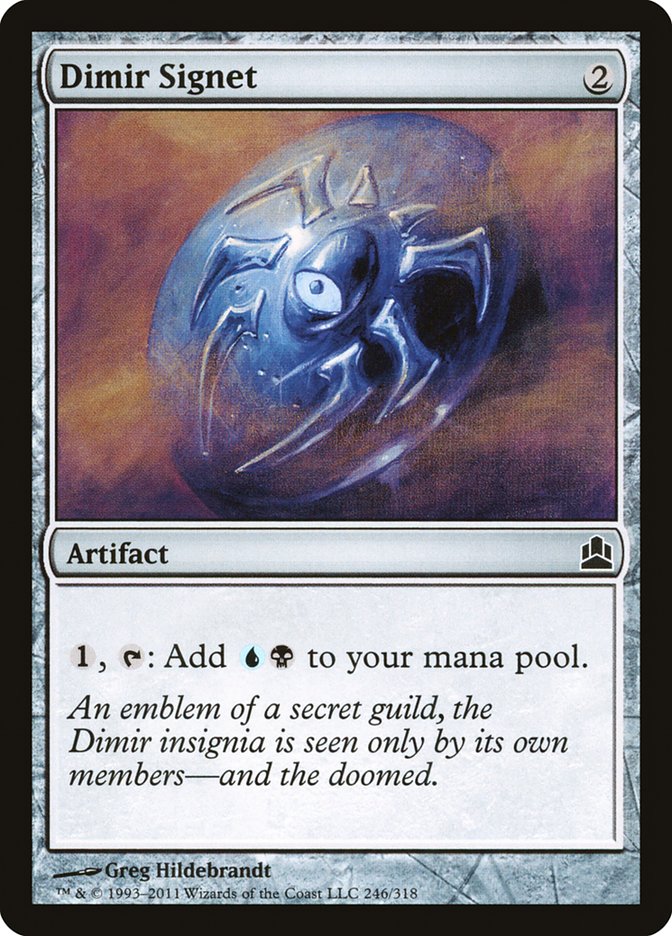 Dimir Signet [Commander 2011] | L.A. Mood Comics and Games