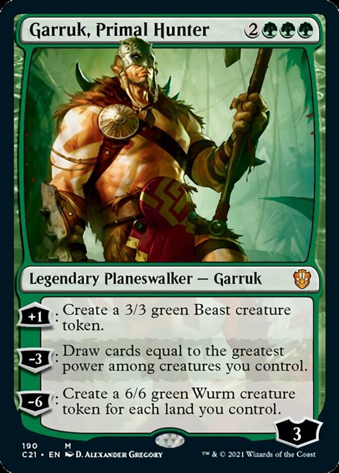 Garruk, Primal Hunter [Commander 2021] | L.A. Mood Comics and Games