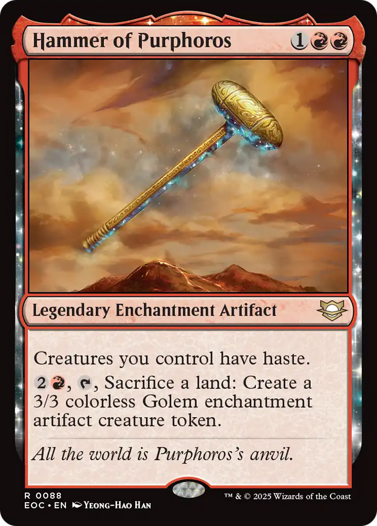 Hammer of Purphoros [Edge of Eternities Commander] | L.A. Mood Comics and Games