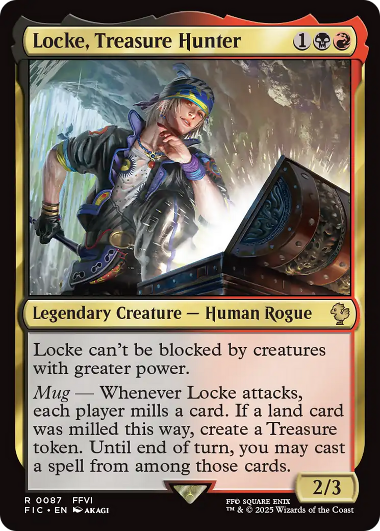 Locke, Treasure Hunter [FINAL FANTASY Commander] | L.A. Mood Comics and Games