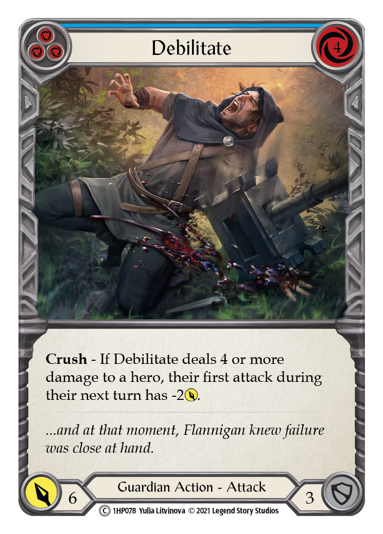 Debilitate (Blue) [1HP078] (History Pack 1) | L.A. Mood Comics and Games