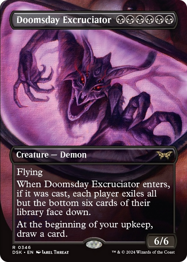 Doomsday Excruciator (Borderless) [Duskmourn: House of Horror] | L.A. Mood Comics and Games
