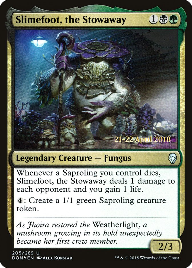 Slimefoot, the Stowaway [Dominaria Prerelease Promos] | L.A. Mood Comics and Games