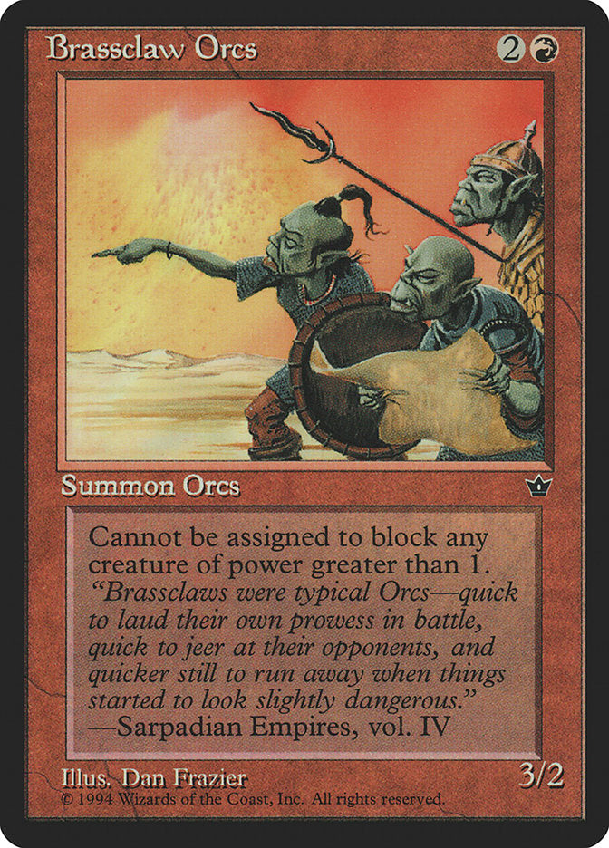 Brassclaw Orcs (Dan Frazier) [Fallen Empires] | L.A. Mood Comics and Games