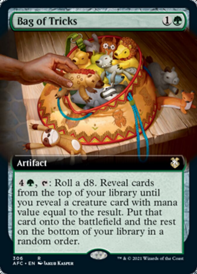 Bag of Tricks (Extended Art) [Dungeons & Dragons: Adventures in the Forgotten Realms Commander] | L.A. Mood Comics and Games