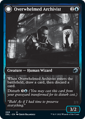 Overwhelmed Archivist // Archive Haunt [Innistrad: Double Feature] | L.A. Mood Comics and Games