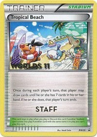 Tropical Beach (BW28) (Staff) [Black & White: Black Star Promos] | L.A. Mood Comics and Games