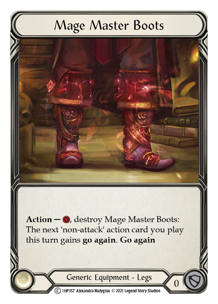 Mage Master Boots [1HP357] (History Pack 1) | L.A. Mood Comics and Games