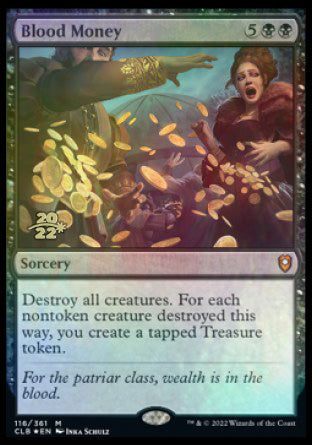Blood Money [Commander Legends: Battle for Baldur's Gate Prerelease Promos] | L.A. Mood Comics and Games