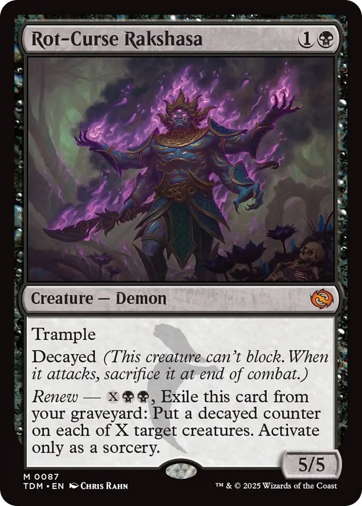 Rot-Curse Rakshasa [Tarkir: Dragonstorm] | L.A. Mood Comics and Games