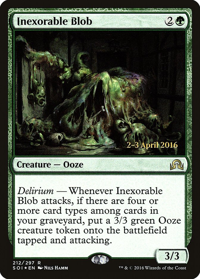 Inexorable Blob [Shadows over Innistrad Prerelease Promos] | L.A. Mood Comics and Games