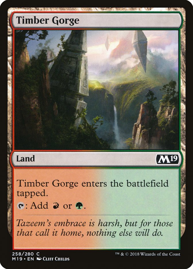 Timber Gorge [Core Set 2019] | L.A. Mood Comics and Games