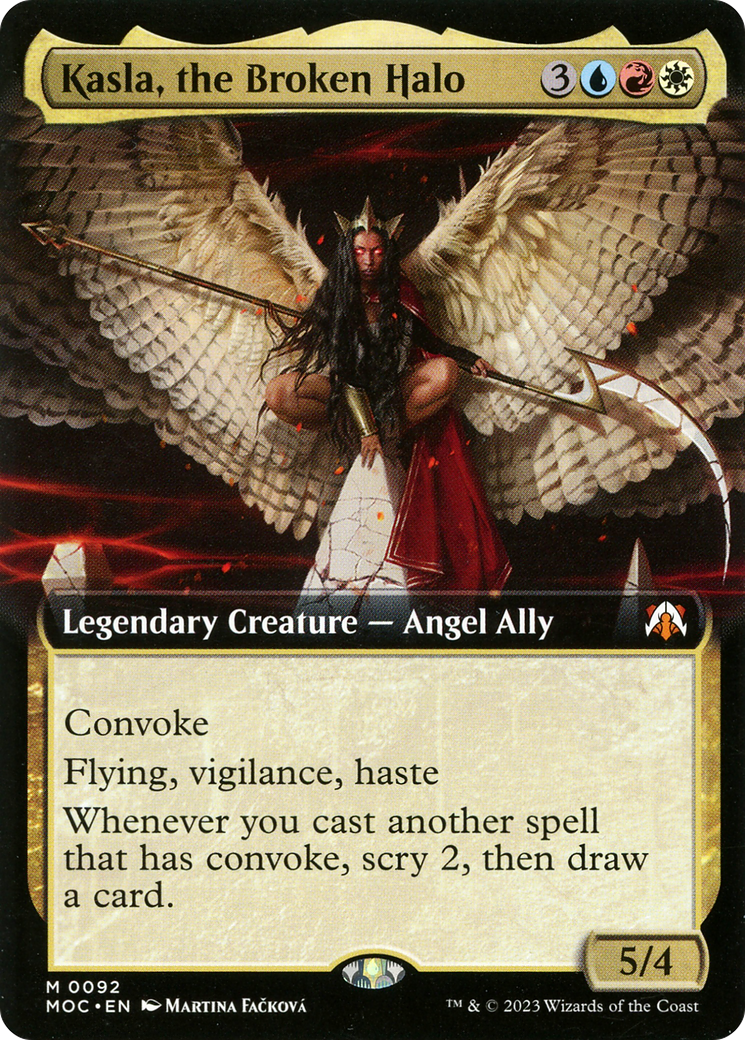 Kasla, the Broken Halo (Extended Art) [March of the Machine Commander] | L.A. Mood Comics and Games
