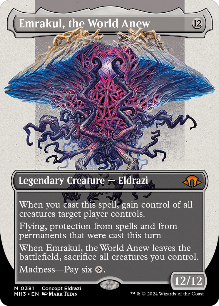 Emrakul, the World Anew (Borderless) [Modern Horizons 3] | L.A. Mood Comics and Games
