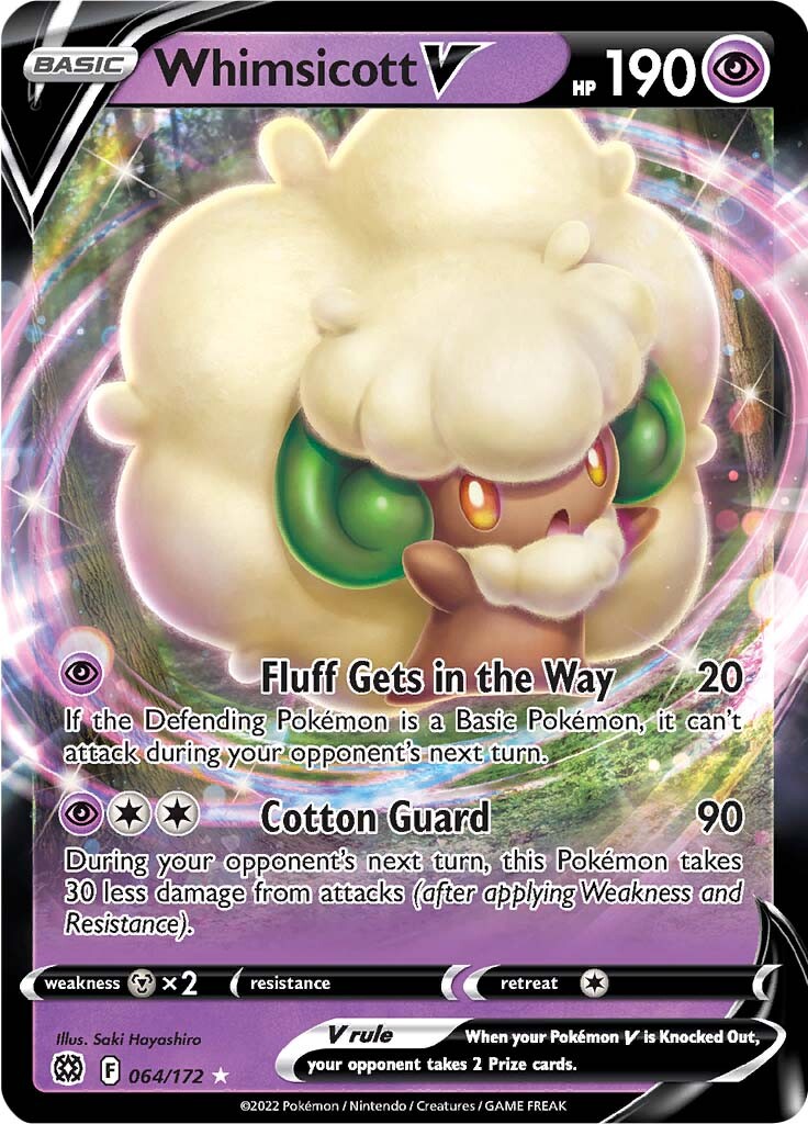 Whimsicott V (064/172) [Sword & Shield: Brilliant Stars] | L.A. Mood Comics and Games