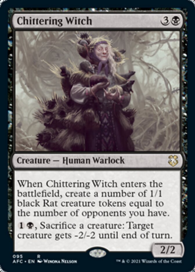Chittering Witch [Dungeons & Dragons: Adventures in the Forgotten Realms Commander] | L.A. Mood Comics and Games