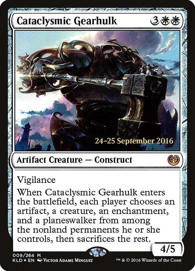 Cataclysmic Gearhulk [Kaladesh Prerelease Promos] | L.A. Mood Comics and Games