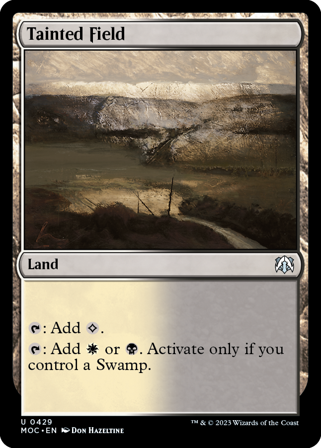 Tainted Field [March of the Machine Commander] | L.A. Mood Comics and Games