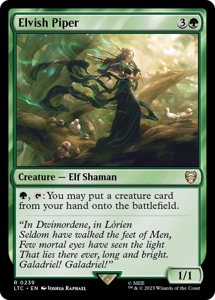 Elvish Piper [The Lord of the Rings: Tales of Middle-Earth Commander] | L.A. Mood Comics and Games