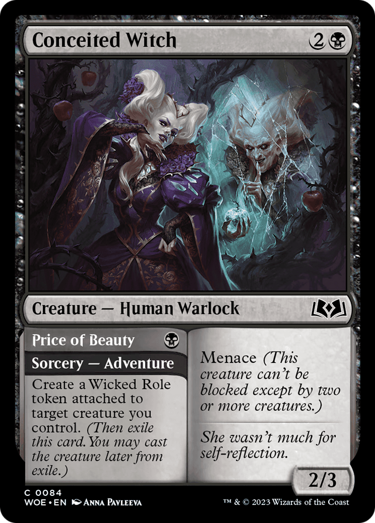 Conceited Witch // Price of Beauty [Wilds of Eldraine] | L.A. Mood Comics and Games