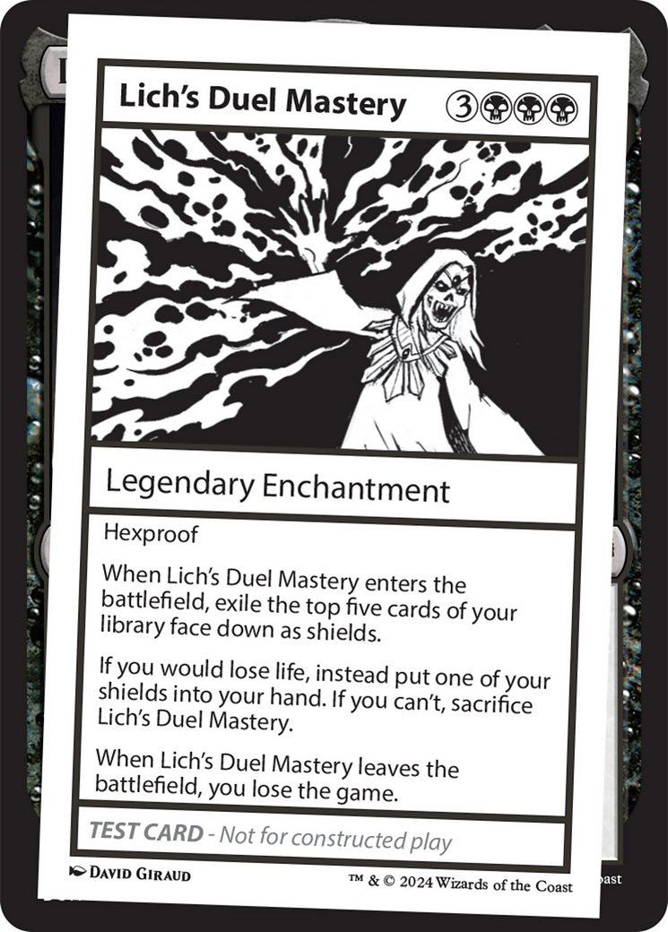 Lich's Duel Mastery [Mystery Booster 2 Playtest Cards] | L.A. Mood Comics and Games