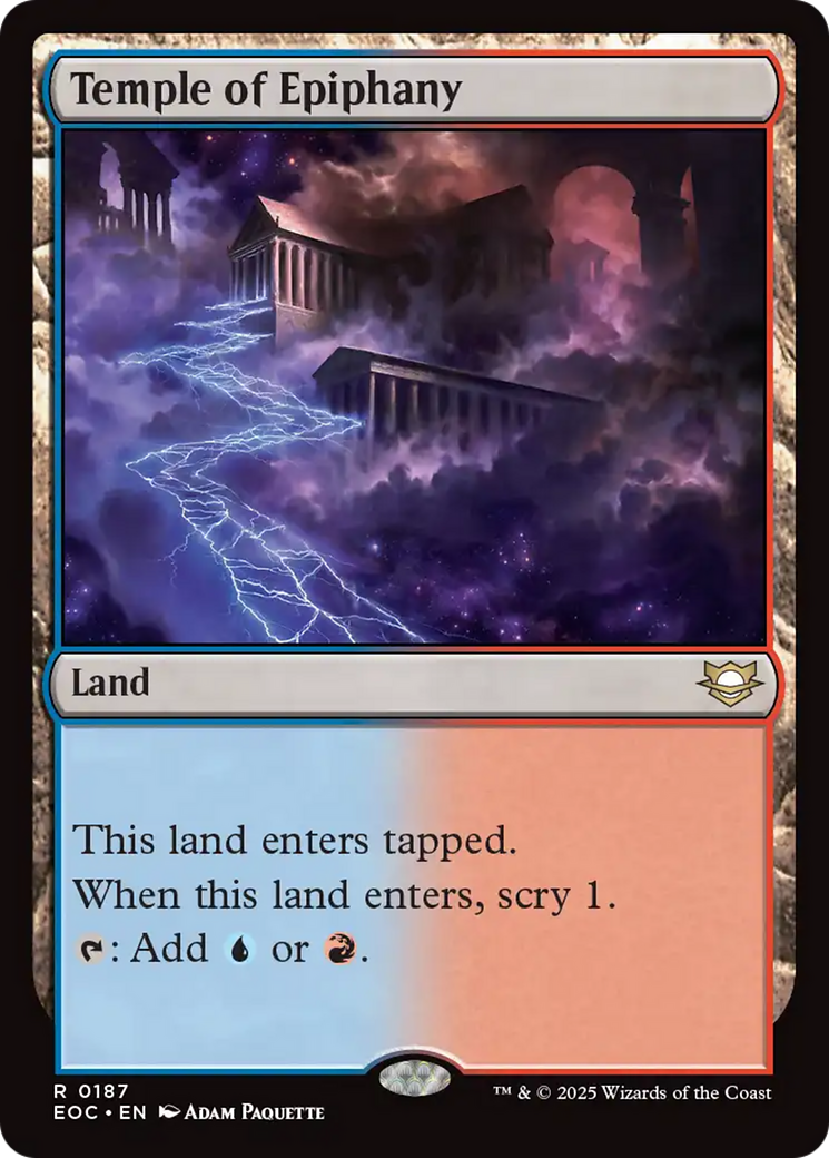 Temple of Epiphany [Edge of Eternities Commander] | L.A. Mood Comics and Games
