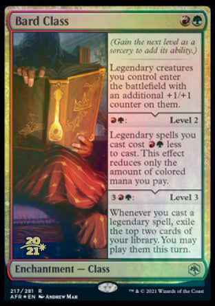 Bard Class [Dungeons & Dragons: Adventures in the Forgotten Realms Prerelease Promos] | L.A. Mood Comics and Games