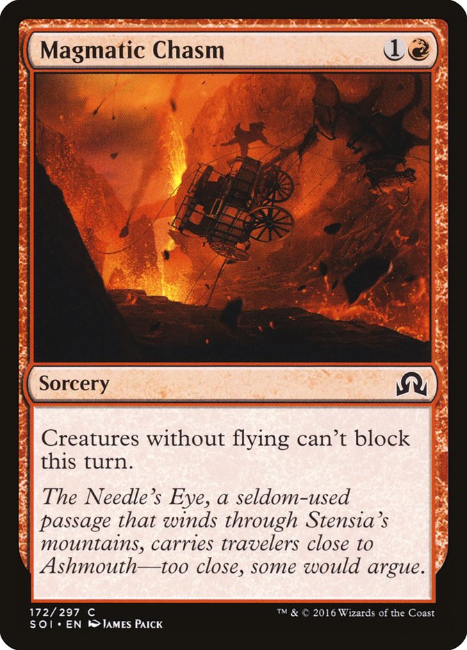Magmatic Chasm [Shadows over Innistrad] | L.A. Mood Comics and Games