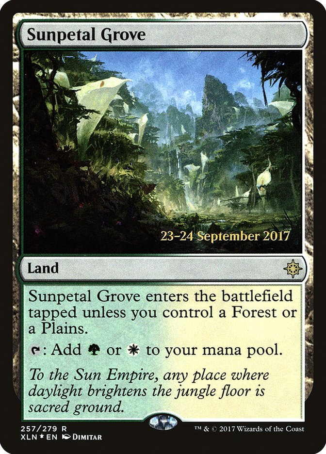 Sunpetal Grove [Ixalan Prerelease Promos] | L.A. Mood Comics and Games