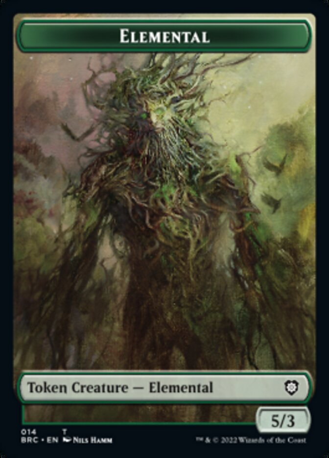 Powerstone // Elemental Double-Sided Token [The Brothers' War Tokens] | L.A. Mood Comics and Games