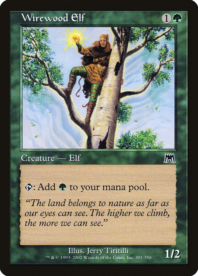 Wirewood Elf [Onslaught] | L.A. Mood Comics and Games