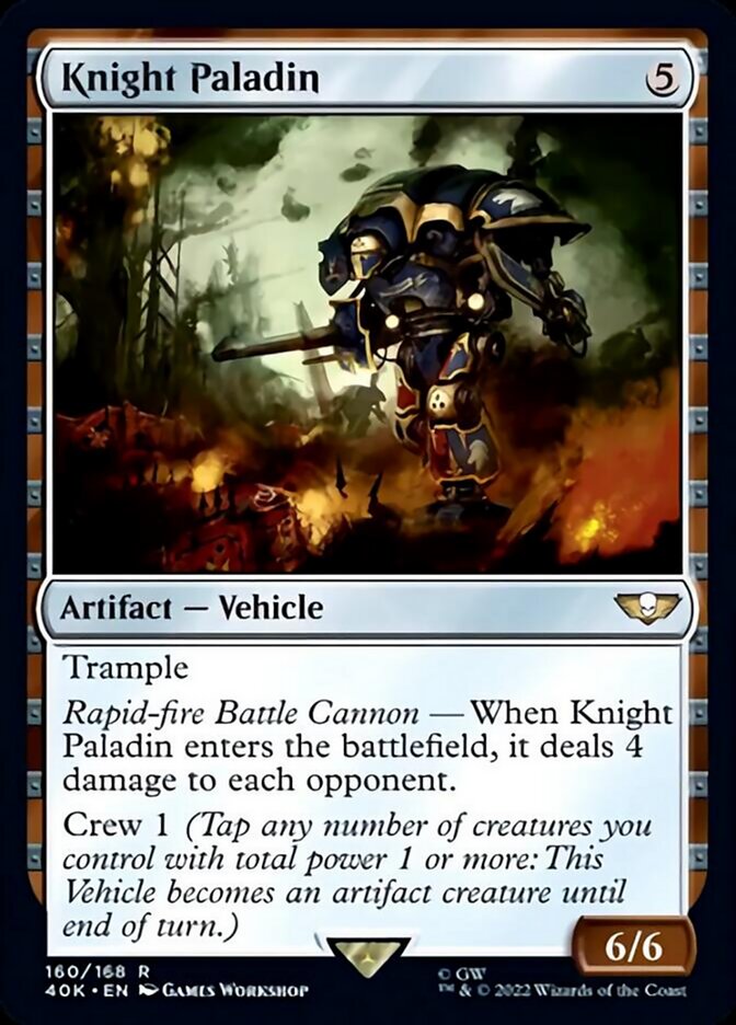Knight Paladin (Surge Foil) [Warhammer 40,000] | L.A. Mood Comics and Games