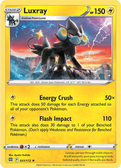 Luxray (051/172) [Sword & Shield: Brilliant Stars] | L.A. Mood Comics and Games