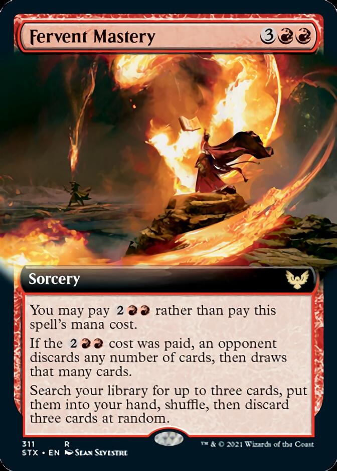 Fervent Mastery (Extended Art) [Strixhaven: School of Mages] | L.A. Mood Comics and Games