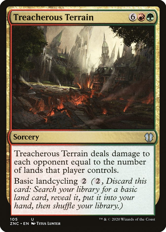 Treacherous Terrain [Zendikar Rising Commander] | L.A. Mood Comics and Games