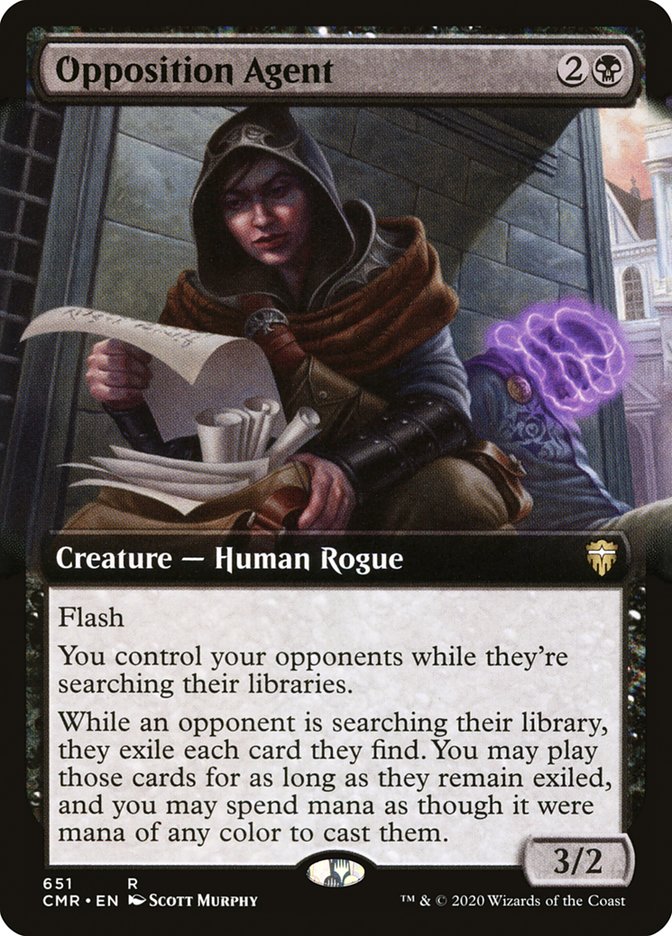 Opposition Agent (Extended Art) [Commander Legends] | L.A. Mood Comics and Games