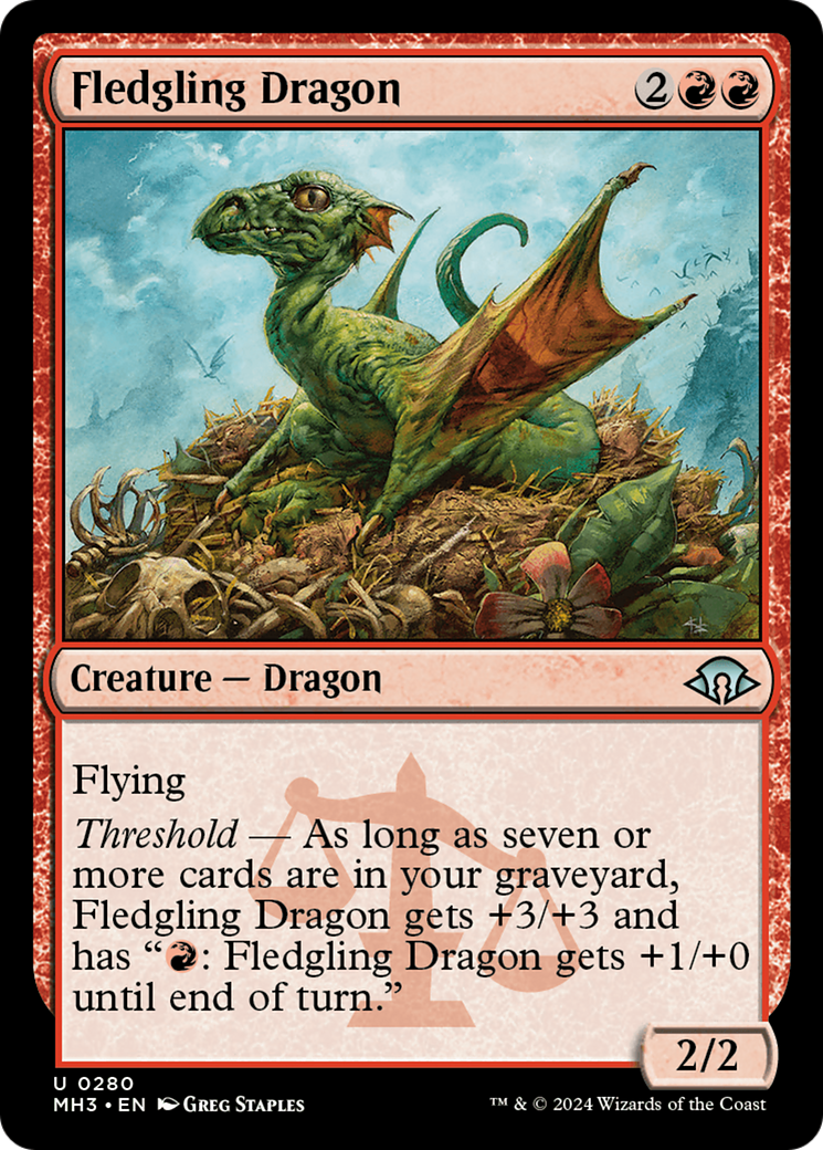 Fledgling Dragon [Modern Horizons 3] | L.A. Mood Comics and Games