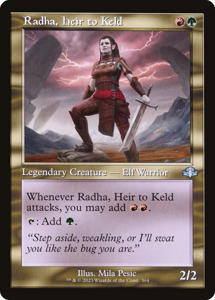 Radha, Heir to Keld (Retro) [Dominaria Remastered] | L.A. Mood Comics and Games