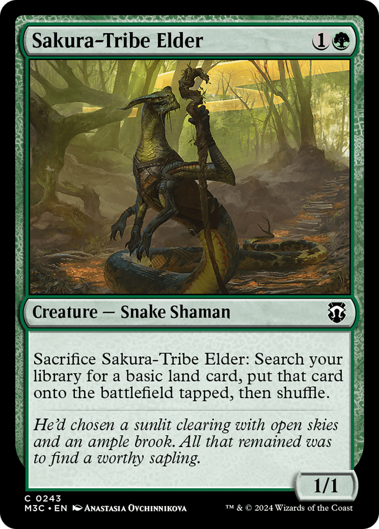 Sakura-Tribe Elder (Ripple Foil) [Modern Horizons 3 Commander] | L.A. Mood Comics and Games