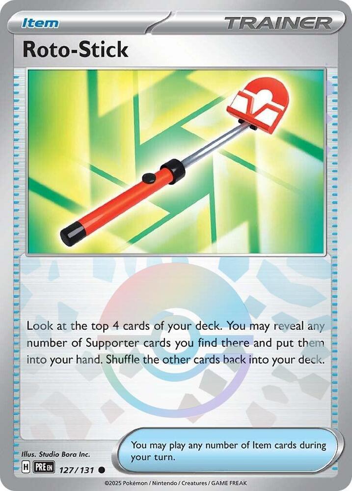 Roto-Stick (127/131) (Poke Ball Pattern) [Scarlet & Violet: Prismatic Evolutions] | L.A. Mood Comics and Games