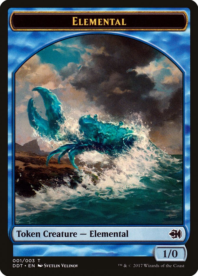 Elemental Token [Duel Decks: Merfolk vs. Goblins Tokens] | L.A. Mood Comics and Games
