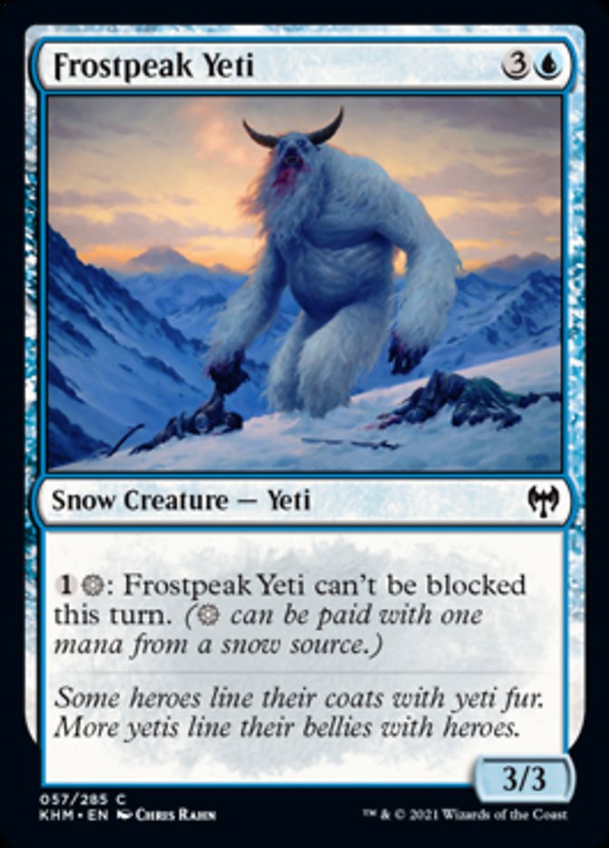 Frostpeak Yeti [Kaldheim] | L.A. Mood Comics and Games