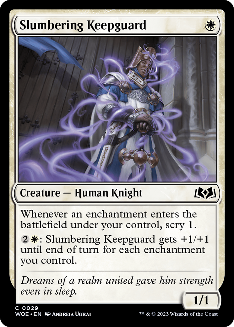 Slumbering Keepguard [Wilds of Eldraine] | L.A. Mood Comics and Games