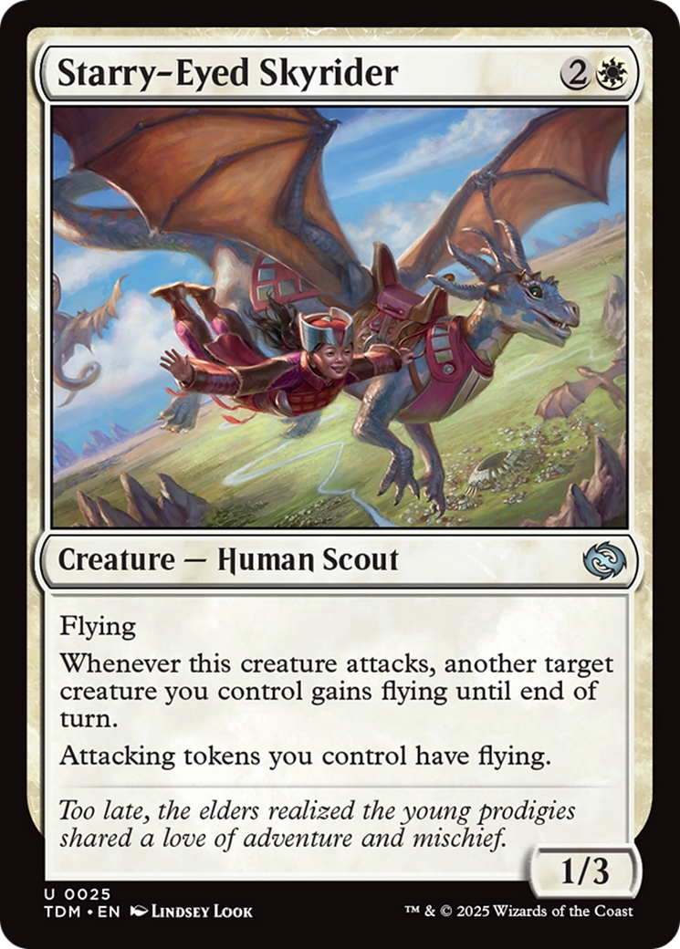 Starry-Eyed Skyrider [Tarkir: Dragonstorm] | L.A. Mood Comics and Games