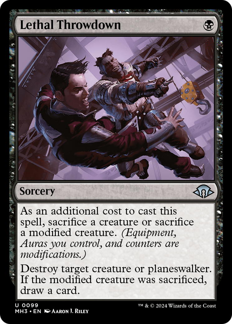 Lethal Throwdown [Modern Horizons 3] | L.A. Mood Comics and Games