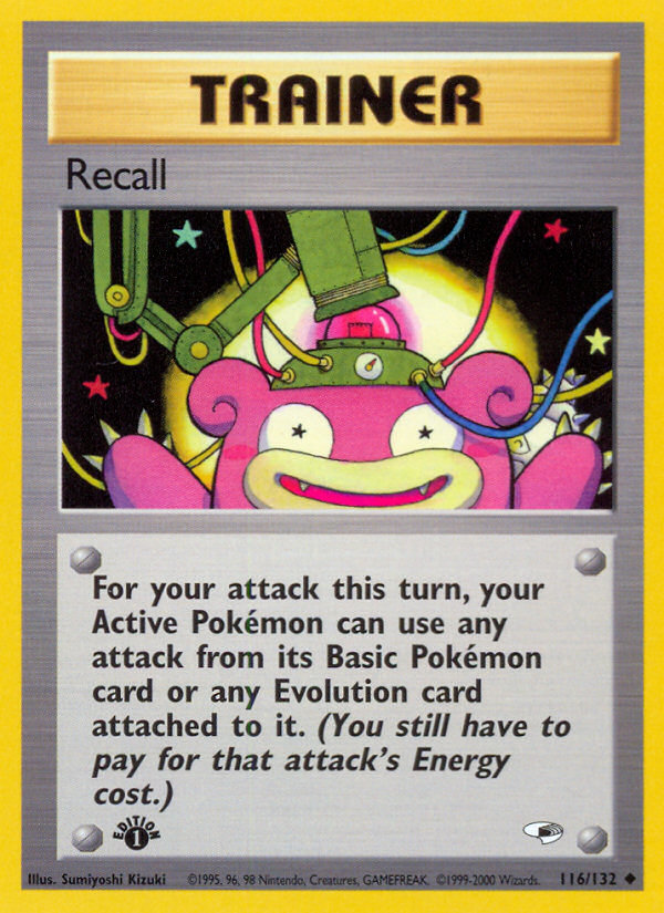 Recall (116/132) [Gym Heroes 1st Edition] | L.A. Mood Comics and Games