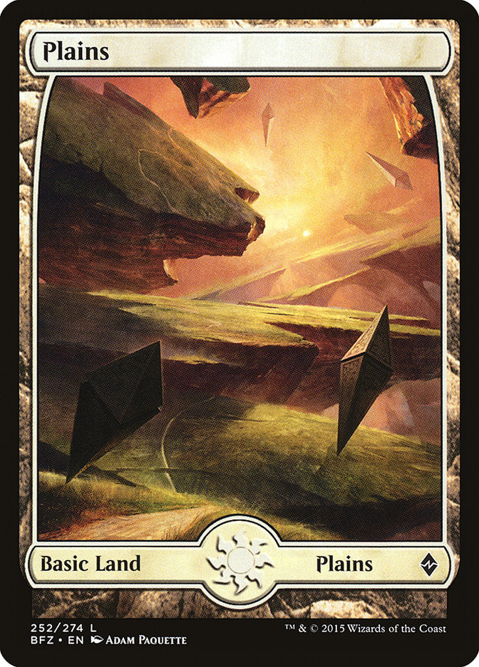 Plains (252) (Full Art) [Battle for Zendikar] | L.A. Mood Comics and Games