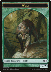 Treefolk // Wolf Double-Sided Token [Commander 2014 Tokens] | L.A. Mood Comics and Games